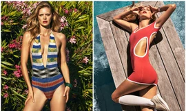 'Bóng hồng' nước Anh mạnh mẽ cá tính với áo tắm táo bạo
