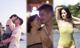 'Mỹ nhân đẹp nhất Philippines' mừng 5 năm ngày cưới ngọt ngào bên chồng