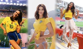 Những thiên thần nội y nào có mặt trên khán đài cổ vũ Brazil?