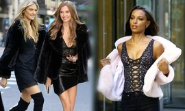 Dàn thiên thần chân dài nô nức đi thử nội y trước show diễn đình đám