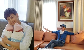 Lâm Chí Dĩnh vui mừng thông báo gia đình anh vừa đón hai con trai sinh đôi về nhà.