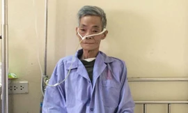 Ông Quynh khi còn sống đã quyết định lúc chết hiến giác mạc cứu người. Ảnh: Bệnh viện cung cấp. 