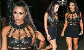 Kim ‘siêu vòng ba’ mặc bó sát hậu tiệc Met Gala 2018