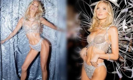 ‘Búp bê Thụy Điển’ diện nội y triệu đô tung ảnh hậu trường quyến rũ