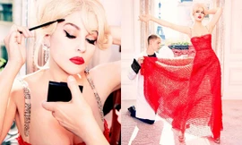 Khoảnh khắc gợi cảm của minh tinh Monica Bellucci trước thềm LHP Cannes