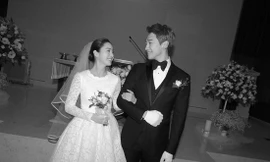 Bi Rain và Kim Tae Hee rạng ngời trong đám cưới 