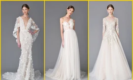 Lung linh váy cưới cổ tích của Marchesa