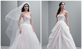 Váy cưới bồng bềnh của Vera Wang