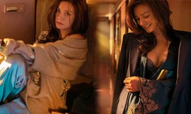 Triệu Vy gây bất ngờ với hình ảnh gợi cảm quyến rũ