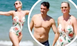 Nghỉ mát với người tình, Katy Perry diện áo tắm quyến rũ mê mẩn