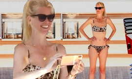 Siêu mẫu huyền thoại Claudia Schiffer U50 trẻ đẹp thon thả bất ngờ