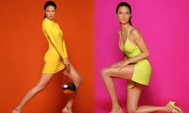 Say đắm đường cong tuyệt mỹ của siêu mẫu Adriana Lima