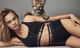 Siêu mẫu tomboy Cara Delevingne mặc xuyên thấu quyến rũ bất ngờ