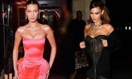 Bella Hadid gợi cảm khó rời mắt tại tuần lễ thời trang Paris