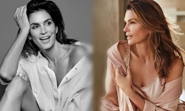‘Chân dài’ lừng danh một thời Cindy Crawford quá đỗi gợi cảm