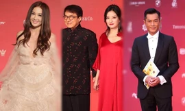 Ôn Bích Hà ngoài 50 vẫn mặc như công chúa dự giải Kim Tượng