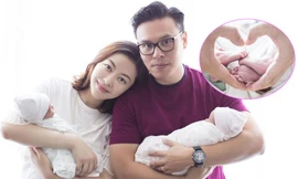 Mỹ nhân ‘Diệp Vấn’ sinh đôi hai ‘tiểu công chúa’