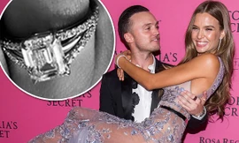 Thiên thần nội y Đan Mạch đính hôn người yêu điển trai