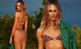 Candice Swanepoel thả dáng rực lửa với bikini hoang dã