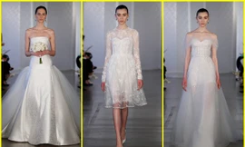 Váy cưới tinh khôi của Oscar de la Renta xuân 2017