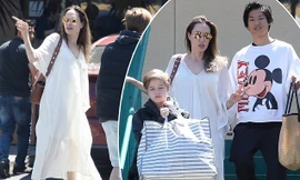 Pax Thien 15 tuổi chững chạc bảnh bao và cao gần bằng mẹ Jolie