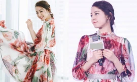 Xao xuyến nhan sắc rạng ngời như hoa của người đẹp 9x Tân Cương 