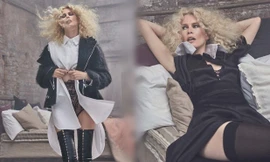 Nữ hoàng sàn diễn một thời Claudia Schiffer tái xuất mê hoặc