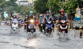 Nam Bộ đón mưa lớn diện rộng, có nơi trên 200mm