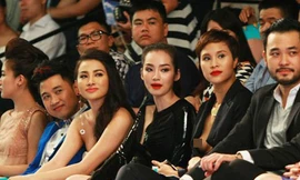 Phương Mai xin lỗi vì để lộ ngực khi xem thời trang