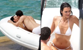 Hậu trường quay quảng cáo của bạn gái Leonardo DiCaprio