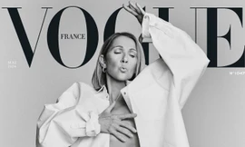 Celine Dion để ngực trần trên tạp chí 