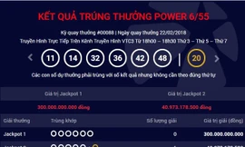 Chiếc vé trúng Jackpot 2 gần 41 tỷ đồng tiếp tục thuộc về TPHCM