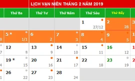 Tết Âm lịch Kỷ Hợi 2019, người lao động sẽ được nghỉ 9 ngày liên tục.