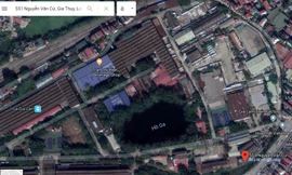 Tổng Công ty Đường sắt vẫn nợ tiền thuế đất tại số 551 Nguyễn Văn Cừ, Long Biên, Hà Nội.