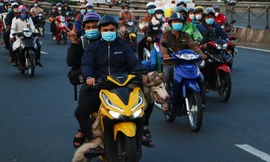 Chiều tối 27 Tết: Dòng người đổ về các tỉnh miền Tây, đem theo cả thú cưng