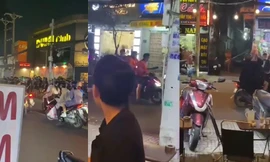 [CLIP] Nhóm thanh niên cầm hung khí rượt nhau, nghi do mâu thuẫn ‘giật cô hồn’ 