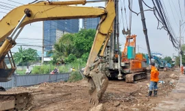 'Con đường đau khổ' làm 7 năm chưa xong ở TP Thủ Đức đang được tái thi công