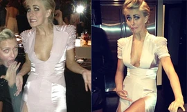 Sao nữ bị bục váy sau khi dự tiệc Quả cầu vàng