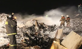 Thi thể nạn nhân vụ rơi máy bay ở Nga vẫn chưa được tìm thấy hết