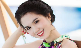 Ngọc Trinh ngọt ngào với maxi họa tiết