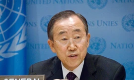 Tổng Thư ký Liên Hợp Quốc Ban Ki-moon	Ảnh: Heegantv
