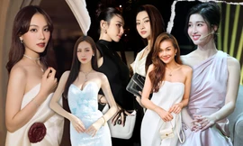 Sao nữ mặc gì cuối năm: Thùy Tiên "giàu ngầm", Đỗ Thị Hà phóng khoáng với phụ kiện