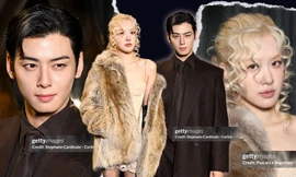 Fan trầm trồ với loạt ảnh dự Paris Fashion Week của Rosé BLACKPINK, Cha Eun Woo
