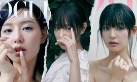 Kim Ji Won đeo nhẫn cưới với Kim Soo Hyun trên tạp chí VOGUE Hàn
