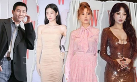 Thảm đỏ Love Your W Hàn: RM BTS bảnh bao, Jennie BLACKPINK gây choáng với "cà kheo"