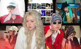 “Vợ quốc dân” Phương Ly, Quang Linh Vlogs bắt trend "bà thím" G-Dragon