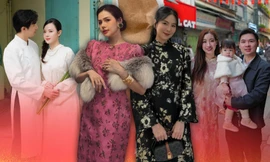 Nàng dâu hào môn nào có gu ăn mặc thời thượng nhất dịp Tết Ất Tỵ 2025?