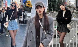 Đỗ Thị Hà phối đồ tối giản vẫn "ăn điểm" trong chuyến du lịch Nhật Bản