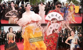 Thảm đỏ Cannes 2024: Sao vô danh mặc lố lăng, Hương Giang hé lộ chi phí tham gia