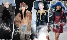 Paris Fashion Week: Quỳnh Anh Shyn một mình "độc diễn" với các tạo hình cực chất